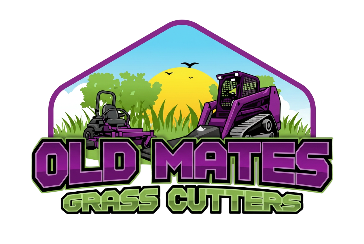Old Mates Grass Cutters Townsville logo